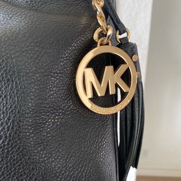 Michael Kors Large Leather Whipstitch Lydia Hobo - Picture 7 of 11